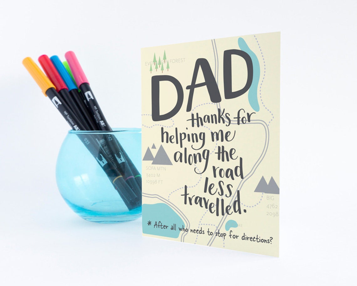 Funny Fathers Day Card Dad Card Fathers Day Card Card for