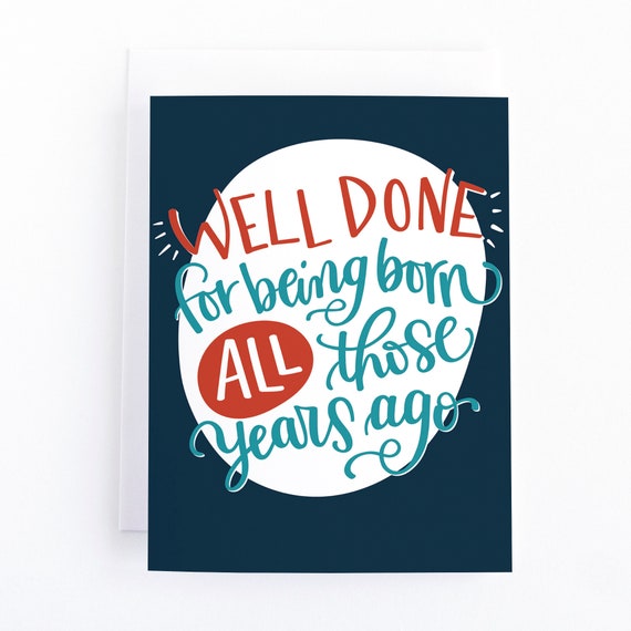 Funny Birthday Card for Dad, Getting Old Birthday Card Il_570xn