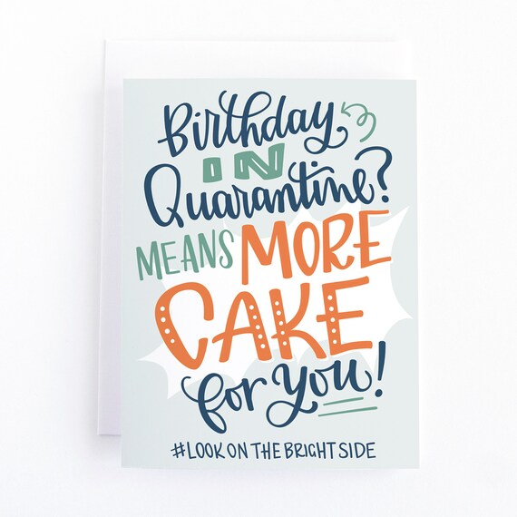 Best Friend Funny Birthday Card Quarantine, Friend Pandemic Birthday Cards, Social Distance Greeting Card for Sister, 30th Birthday Il_570xn