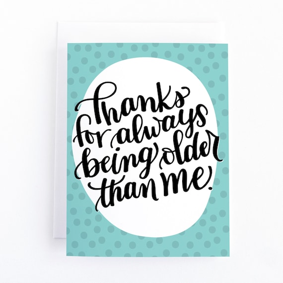 Funny Birthday Card for Sister, 4oth Birthday Card for Brother Il_570xn