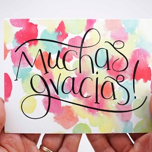 Mexican Thank You Cards Muchas Gracias Card Bulk Thank You | Etsy
