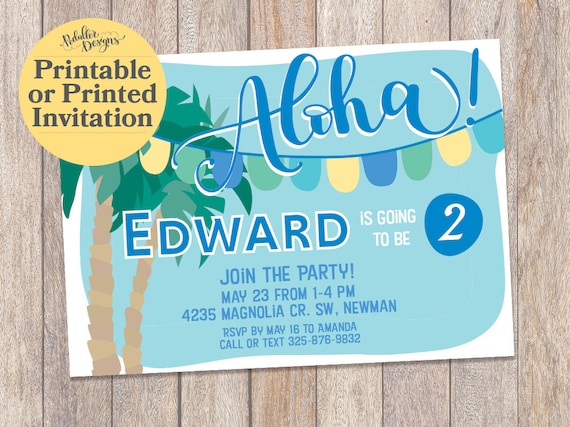 Printable Luau Invites, Hawaiian Luau Birthday picture regarding Printable Luau Invitations titled Printable Luau Invites, Hawaiian Luau Birthday