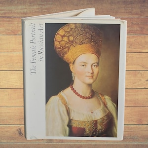 The Female Portrait in Russian Art – Aurora 1974 – Vintage Hardcover Book