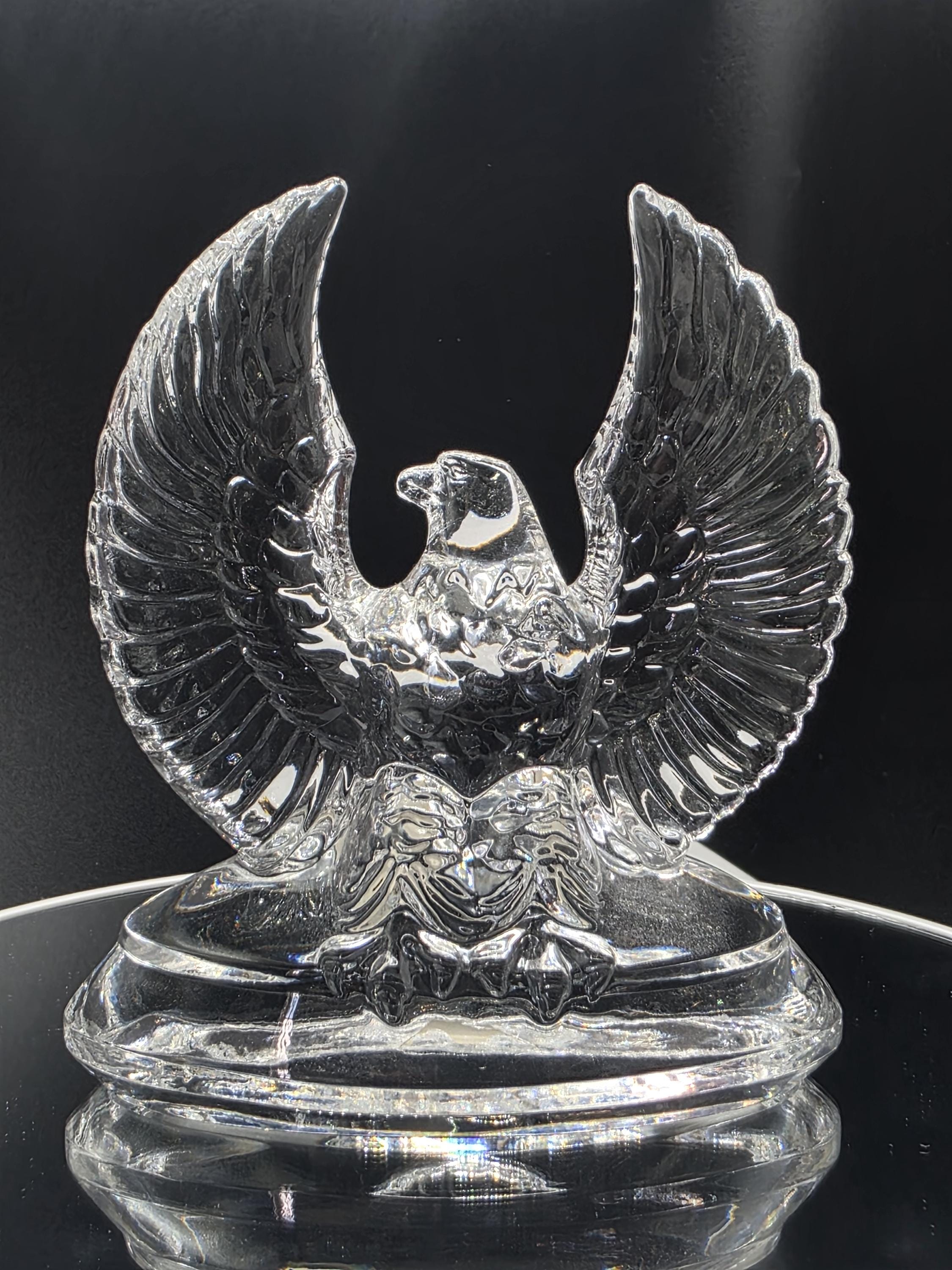 Crystal Glass Eagle - Etsy