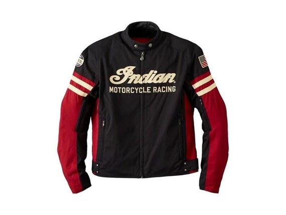 Indian Motorcycle Men's Textile Flat Track Racing Riding Jacket - Etsy