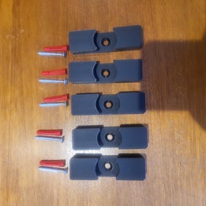 Wandsteunen vismolens – set van 5 – duurzame opbergclips voor molens