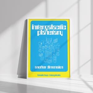 Beastie Boys 'Intergalactic' Lyric Poster – 90s Hip Hop Art (Matte)