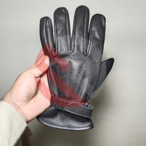 Men&#39;s Leather Dress Gloves Stylish Formal Gloves for Winter, Driving & Fashion Wear Soft Genuine Leather by GLOWZI