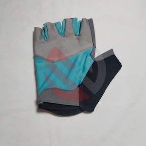 Unisex Fingerless Cycling Gloves Anti-Slip Lycra and Suede Padded Bike Gloves Half Finger Sport Gloves for Mountain Biking Racing Gloves