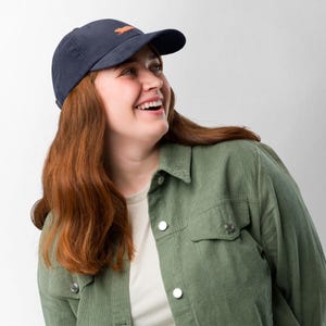 Capy Moon Vintage Corduroy Hat – Embroidered Capybara Hat with Retro Vibes & Adjustable Strap
