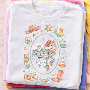 Toy Story PNG, Woody Buzz Lightyear Friend Design, You Got a Friend in Me Quote, Cowboy Space Theme Clipart, Instant Download image 10