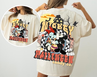 Retro Mickey Halloween PNG, Spooky Season Design (Digital Download)
