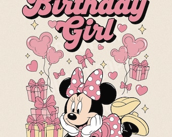 Magisk Minnie Mouse födelsedagsresa PNG-paket (digital nedladdning)