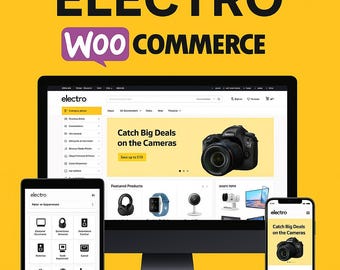 Electro WooCommerce Template | WordPress Theme for Electronics and Technology Store | Professional Design, eCommerce