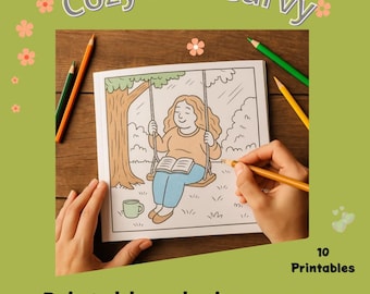 Body Positive Coloring Pages: Curvy Women, Self-Love Designs (PDF Download)