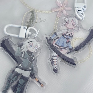 Nier Replicant Charms - Glitter 2.5 Acrylic & Epoxy