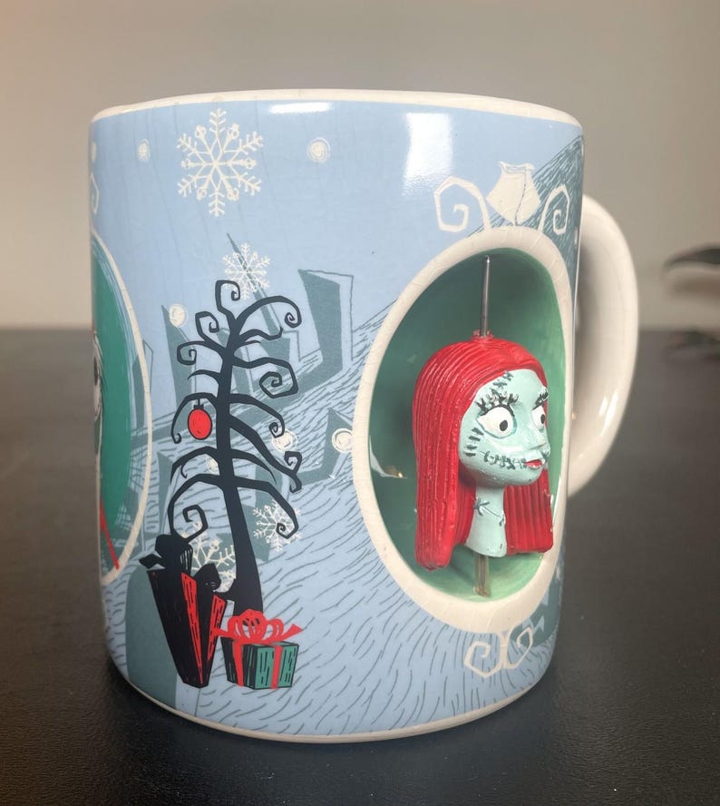 Spinning Sally 3D Disney Nightmare Before Christmas Coffee Mug 20oz. image 4