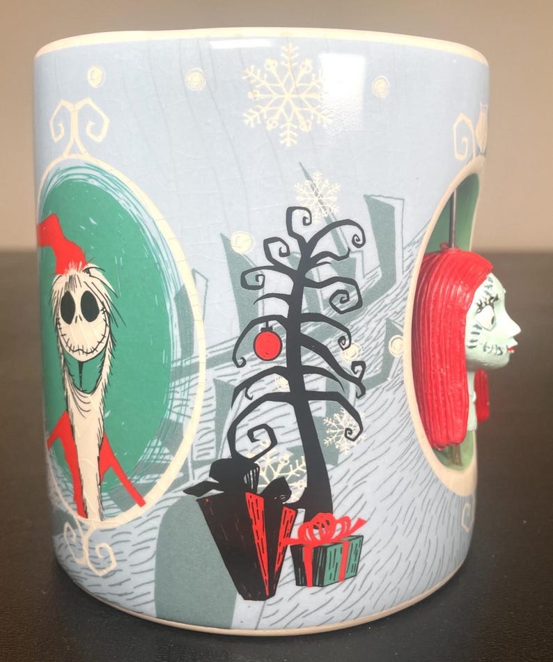 Spinning Sally 3D Disney Nightmare Before Christmas Coffee Mug 20oz. image 2