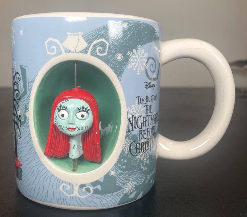 Spinning Sally 3D Disney Nightmare Before Christmas Coffee Mug 20oz. image 1