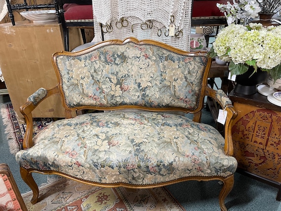 Tapestry settee new arrivals