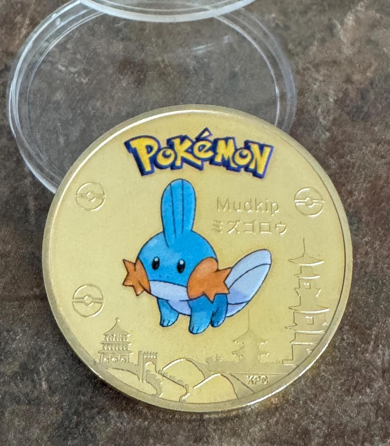 Exclusive Mudkip Pokemon Coin - Rare, One of a Kind Collectible (in ...