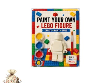 robot Painting Party Favors for Kids, DIY Plaster blocks,  Craft paint Kits, Birthday Activity Gift, robot, block