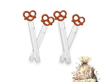 Onetoberfest Bubble Favors: Pretzel Wedding Party Decorations