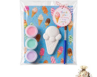 Ice Cream Party Favor Paint Kits Theme Party Party Popsicles Craft Kit Back To School Class Party Favor