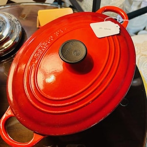 Vintage Le Creuset Oval Dutch Oven - Etsy