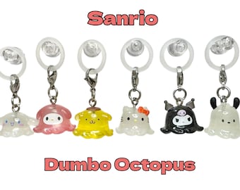 sanrio めじるしアクセサリー　メンダコ　ガシャポン　サンリオ　gashapon gcshapon mejirushi accessory