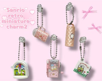 Sanrio retro miniature charm2 y2k 90年代 Hello Kitty gashapon gachapon