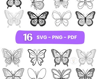 Butterfly SVG Bundle | Butterfly SVG Cut Files | Butterfly Silhouette SVG | Butterfly Clipart