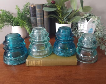 Hemingray and Whitall Tatum Glass Insulators