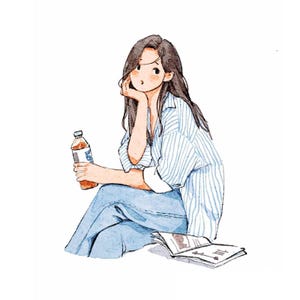 Retrato de pareja personalizado, retrato de dibujos animados personalizado, regalo para novia, acuarela ilustrada a mano, retrato de foto, regalo para ella