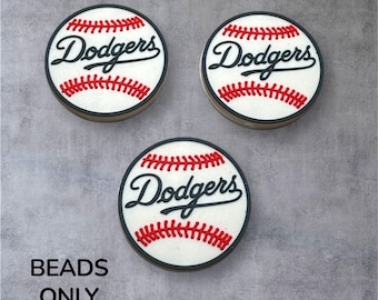 Baseball Focal Beads – Set of 3