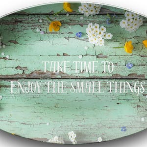 floral platter, country kitchen, farmhouse decor