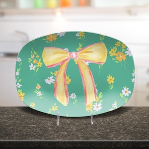 floral Platter, vintage kitchen, serving tray