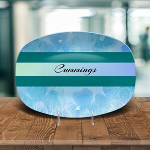 Personalized platter, custom serving tray, family platter