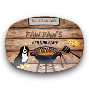 Bbq platter, custom platter, grilling gift