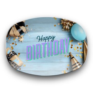 Kid birthday plate, cake smash plate, serving platter,
