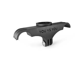 Supporto per manubrio aerodinamico | Supporto per ciclocomputer | Garmin, Wahoo, GoPro, luci | Stampa 3D personalizzata