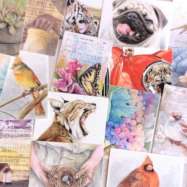 Aceo Art Cards Etsy