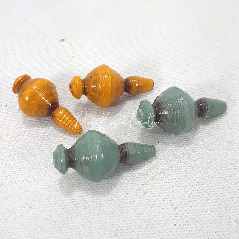 Download Paper Bead Cut File Template Svg Fcm Pdf Vintage Ornament Pendant Bead