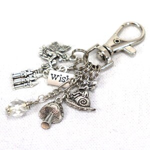 Fairy Wish Castle Garden Purse Charm Zipper Pull Zipper Pull Keychain image 3