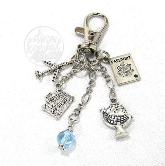 Purse Charm Spoonie Courage Awareness Chronic Illness Zipper Pull Keychain