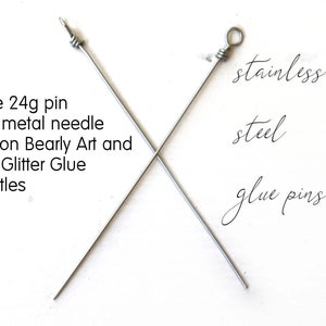 KIT Convertible Craft Dangle Craft Pick, Scissor or Glue Fob 24g pins - two