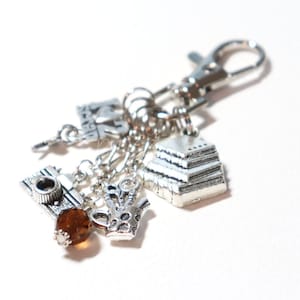 Purse Charm - Plakboek Craft Card Maker Ritssluiting Sleutelhanger