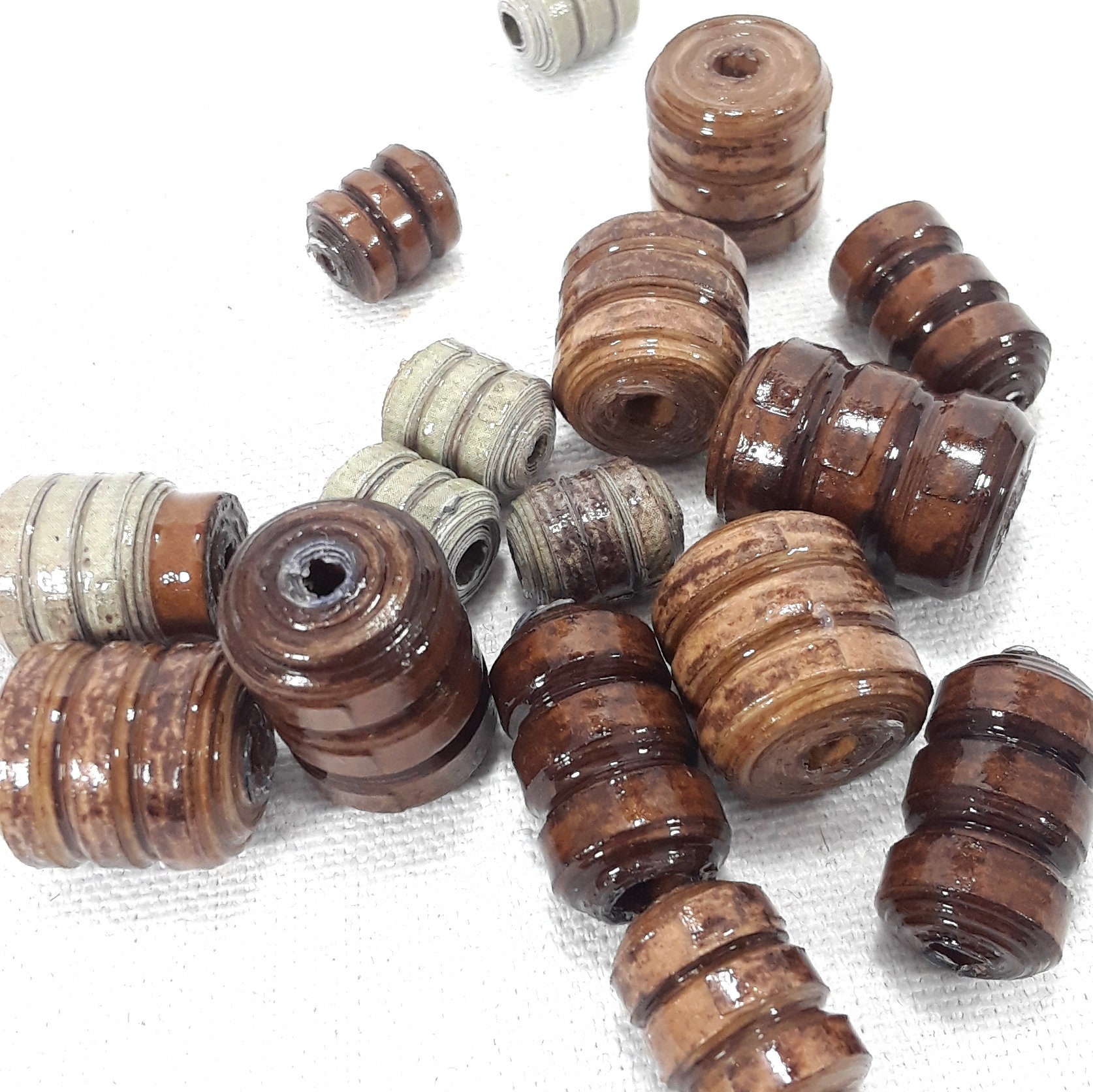 Download Paper Bead Cut File Template Svg Fcm Pdf Drum Bead 3 Sizes