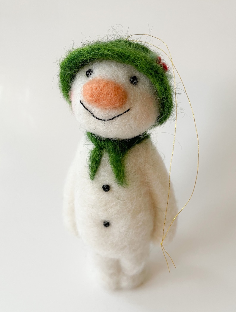 The Snowman Christmas Ornament Winter Decoration Christmas Etsy