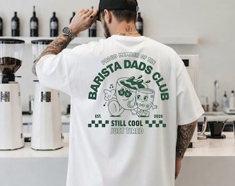 Barista Dad Shirt, Funny Coffee Dad Gift, Cool Dad Club Tee, Coffee Dad Club T shirt